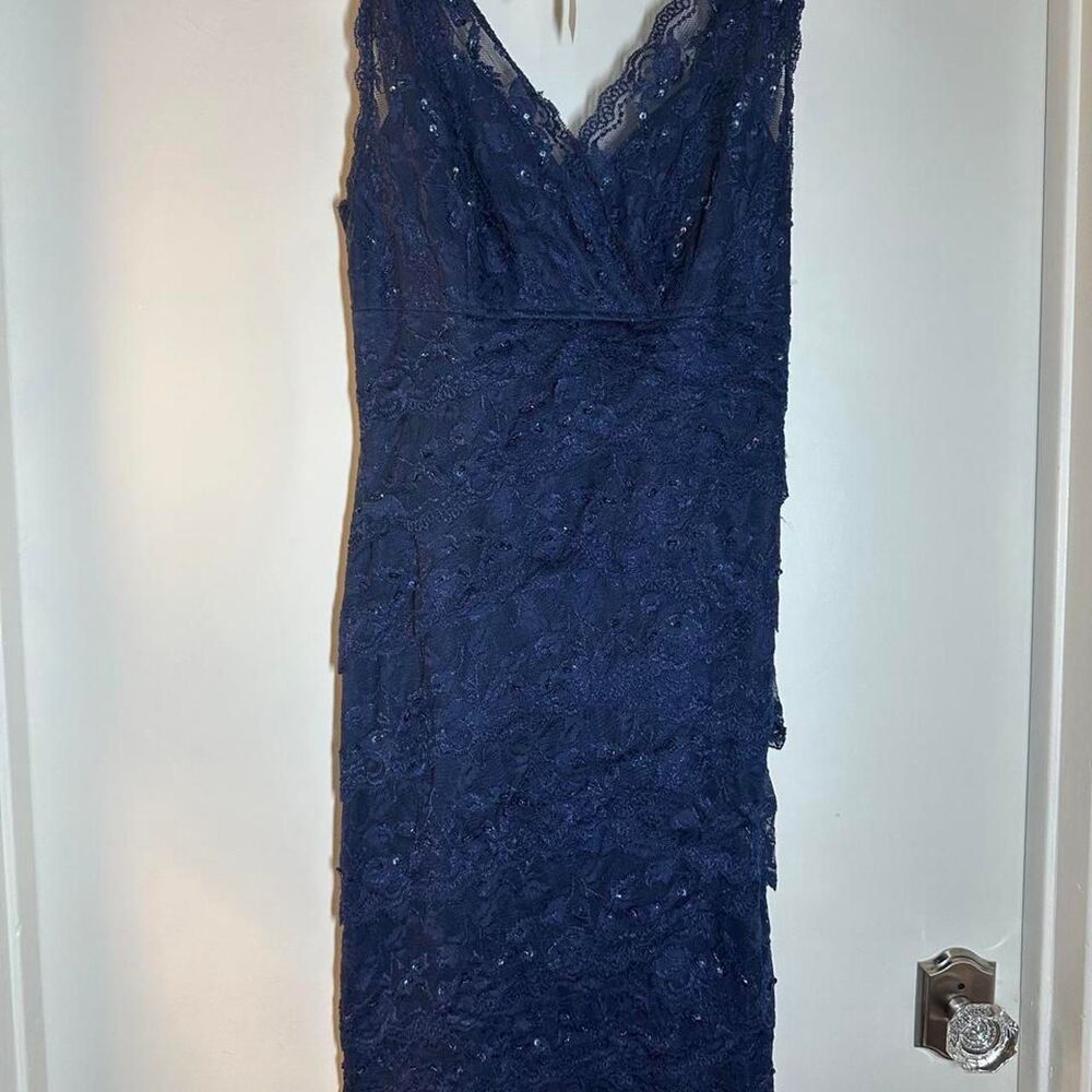 Marina Women's Navy and Blue Dress